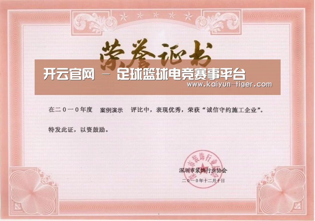 荣誉证书二