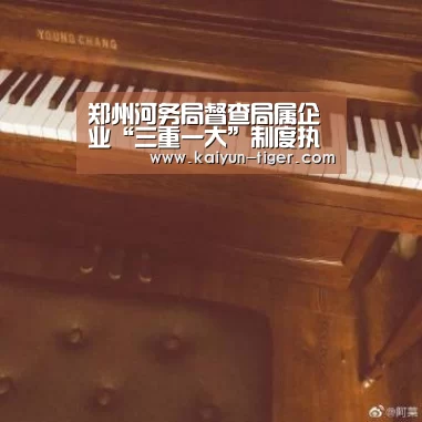 郑州河务局督查局属企业“三重一大”制度执行情况-开云竞猜(图2) 开云竞猜